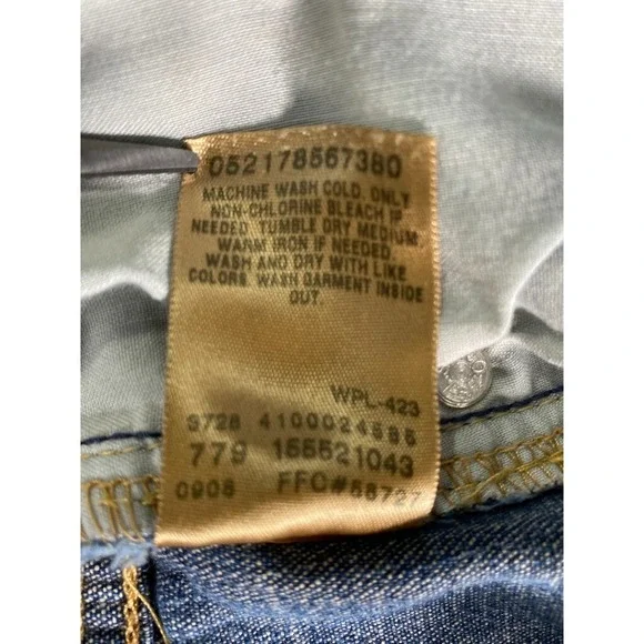 Levi's 550 Jeans Womens 12M Relaxed Bootcut Denim Mid-Rise Blue Med Wash Retro - Picture 6 of 11